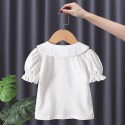 Girls short sleeve T-shirt base thin summer dress