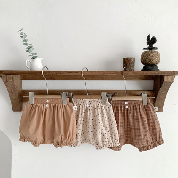 Summer lantern shorts for baby girls