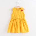 Floral cotton fashion children's dress Sleeveless dress for children