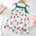 Children's sleeveless dress Baby beach dress