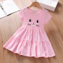 Short sleeved summer dress for girls