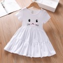 Short sleeved summer dress for girls