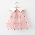 Summer baby girl strawberry netting