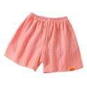 Candy colored cotton loose casual sports shorts for children