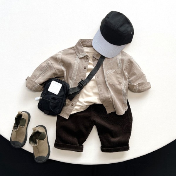 Boy personality shirt spring and autumn new style