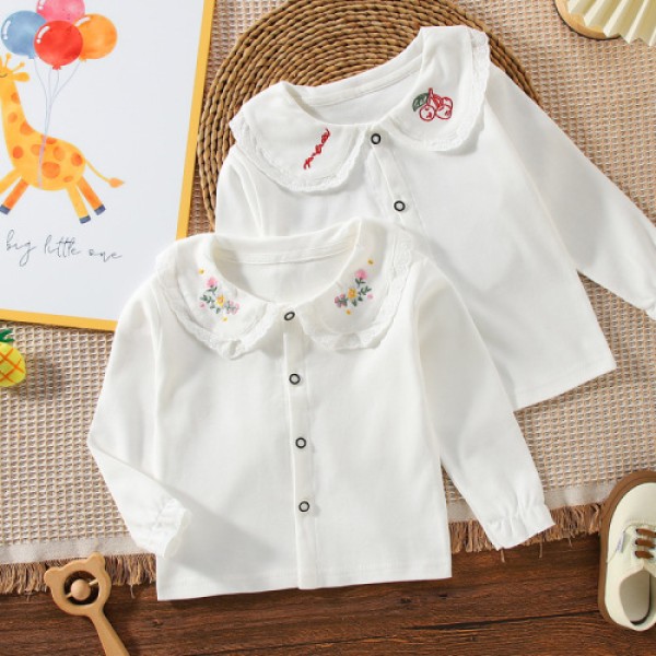 Long sleeve T-shirt for baby cotton girl