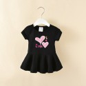 New girls' summer short-sleeved casual children's dress