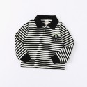 Boys' Spring and autumn POLO shirt children's autumn mesh cotton stripes