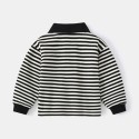 Boys' Spring and autumn POLO shirt children's autumn mesh cotton stripes