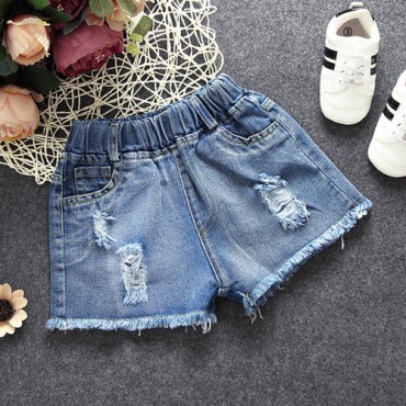 Denim shorts for gir...