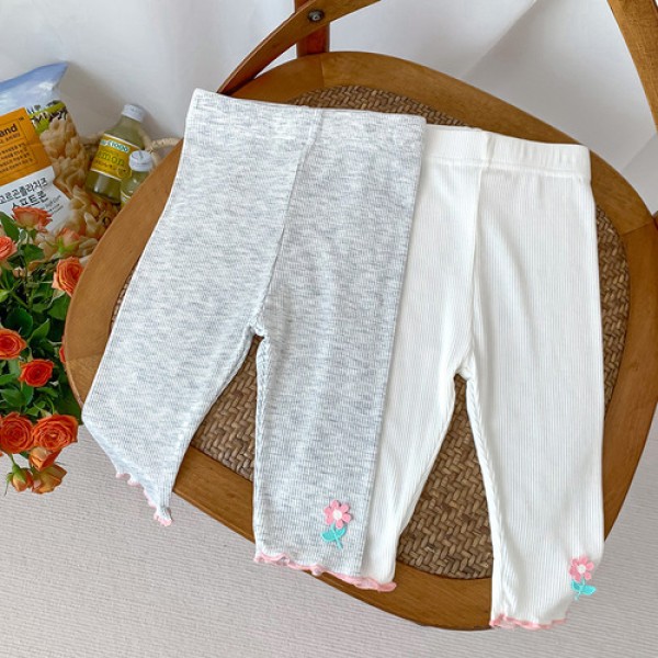 Ultra-thin ice silk leggings for baby girls