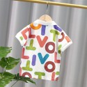 Line letter POLO shirt - Summer summer T-shirt children's wear