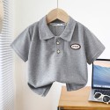 Children's POLO shirt summer new baby short-sleeved T-shirt