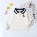 polo shirt Children's spring clothes for babies pure cotton long-sleeved knitwear