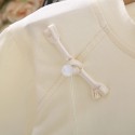 Summer new children's little girl embroidery pure cotton thin top