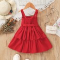 Summer girls one-line shoulder suspenders for middle and small children