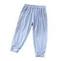 Boys and girls simple casual sweatpants children's ankle pants