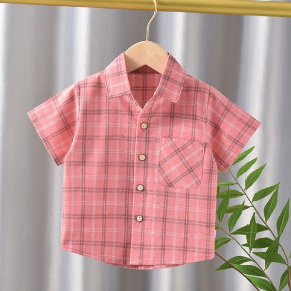 Short-sleeved shirt for summer children