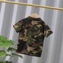 Camo POLO shirt Boys camo short-sleeved T-shirt