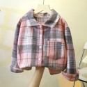 Children's shirt New boys' plaid shirt for autumn