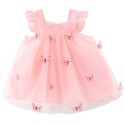 Baby butterfly mesh baby summer sundress