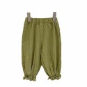 Girls' summer dress retro mid-high waist wide pants