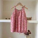 Girls summer slip dress pastoral style