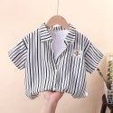 Kids' shirt Summer striped short-sleeved boy's top