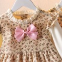 New one-year-old baby dress floral dress for little girls