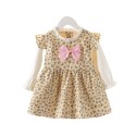 New one-year-old baby dress floral dress for little girls